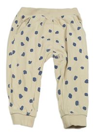 Béžové puntíkaté tepláky H&M