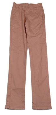 Růžové džegíny Monoprix