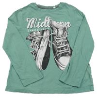 Zelené triko s teniskami C&A