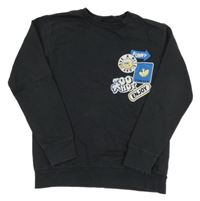 Antracitová mikina s potiskem LC Waikiki