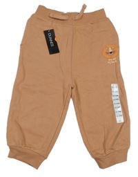 Nové - Hnědé tepláky s lvem Dunnes