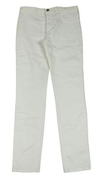 Bílé skinny fit rifle H&M
