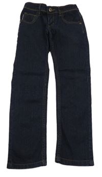 Tmavomodré skinny rifle 