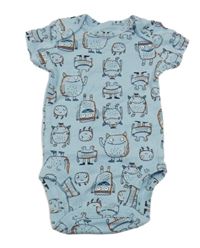 Světlemodré body s příšerkami Carter's