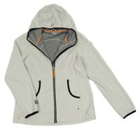 Bílá softshellová bunda s kapucí icepeak