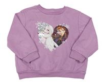 Lila mikina s Frozen 