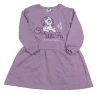 Lila teplákové šaty s poníkem - My little Pony 