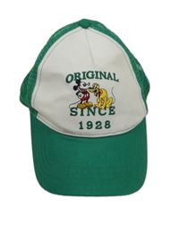 Zeleno-bílá kšiltovka s Mickeym a Plutem Primark