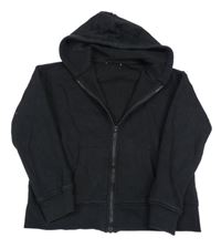 Černá propínací mikina s kapucí C&A