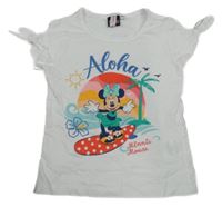 Bílé tričko s Minnie Disney