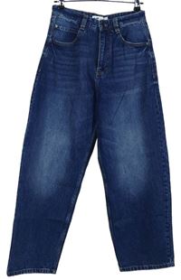 Pánské tmavomodré skater fit rifle Pull&Bear vel. 29