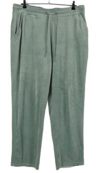 Dámské světemodré sametové tepláky C&A