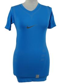 Pánské tyrkysové sportovní funkční tričko Nike 