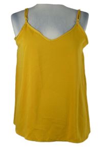 Dámský okrový volný top 