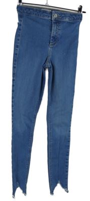 Dámské světlemodré skinny rifle Topshop 