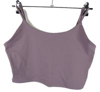 Dámský lila crop top Reoria 