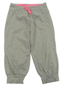 Šedé sportovní capri tepláky H&M