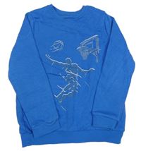 Modrá mikina s obrázkem Primark