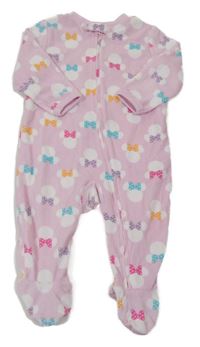Růžový sametový overal s Minnie Primark