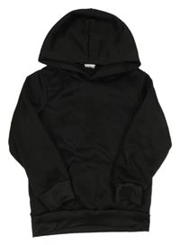 Černá mikina s kapucí 