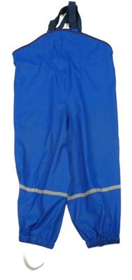 Modré voděodolné laclové kalhoty