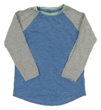 Modro-šedé triko Nutmeg