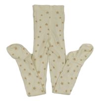 Smetanové punčocháče s hvězdami H&M