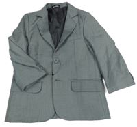 Šedé společenské sako