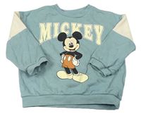 Světlemodro-smetanová mikina s Mickeym H&M