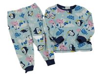 Světlemodré plyšové pyžamo s Tomíkem zn. George 