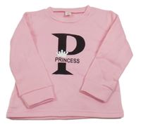 Světlerůžová mikina s nápisem Shein