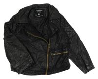 Černý koženkový křivák Young Dimension