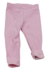 Světlerůžové zateplené legíny Lily&Dan