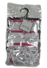 Nové - 3x - Bílo-růžové kalhotky se vzorem Lemila