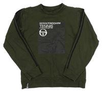 Khaki mikina s potiskem 