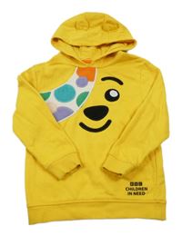 Žlutá mikina s kapucí - Pudsey George