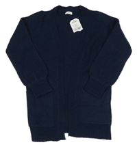 Nové - Tmavomodrý svetrový cardigan Next