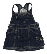 Tmavomodré riflové šaty Lupilu