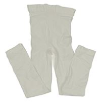 Bílé silonky bez šlapiček