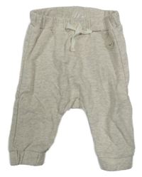 Béžové melírované tepláky H&M