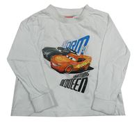 Bílé triko s Cars Disney