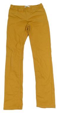 Okrové riflové džegíny H&M