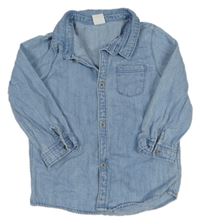 Světlemodrá riflová košile H&M