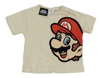 Smetanové tričko s Máriem ZARA