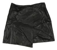 Černá koženková sukně H&M