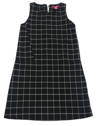 Černo-šedé kostkované šaty Yd.