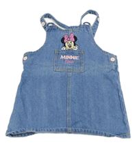 Modré riflové laclové šaty s Minnie Primark
