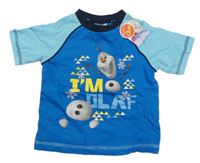 Nové - Modré tričko s Olafem Disney