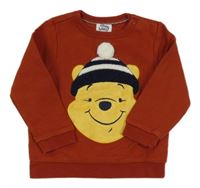 Hnědá žebrovaná mikina s Púem C&A