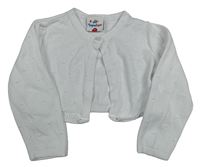 Bílé puntíkaté svetrové bolerko Topolino